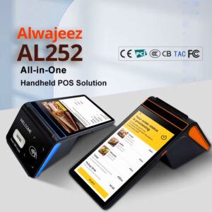 Android 14, 4GB+64GB, 8 Inch High Resolution and Clear Touch Screen Handheld Pos Terminals 80mm Receipt Printer