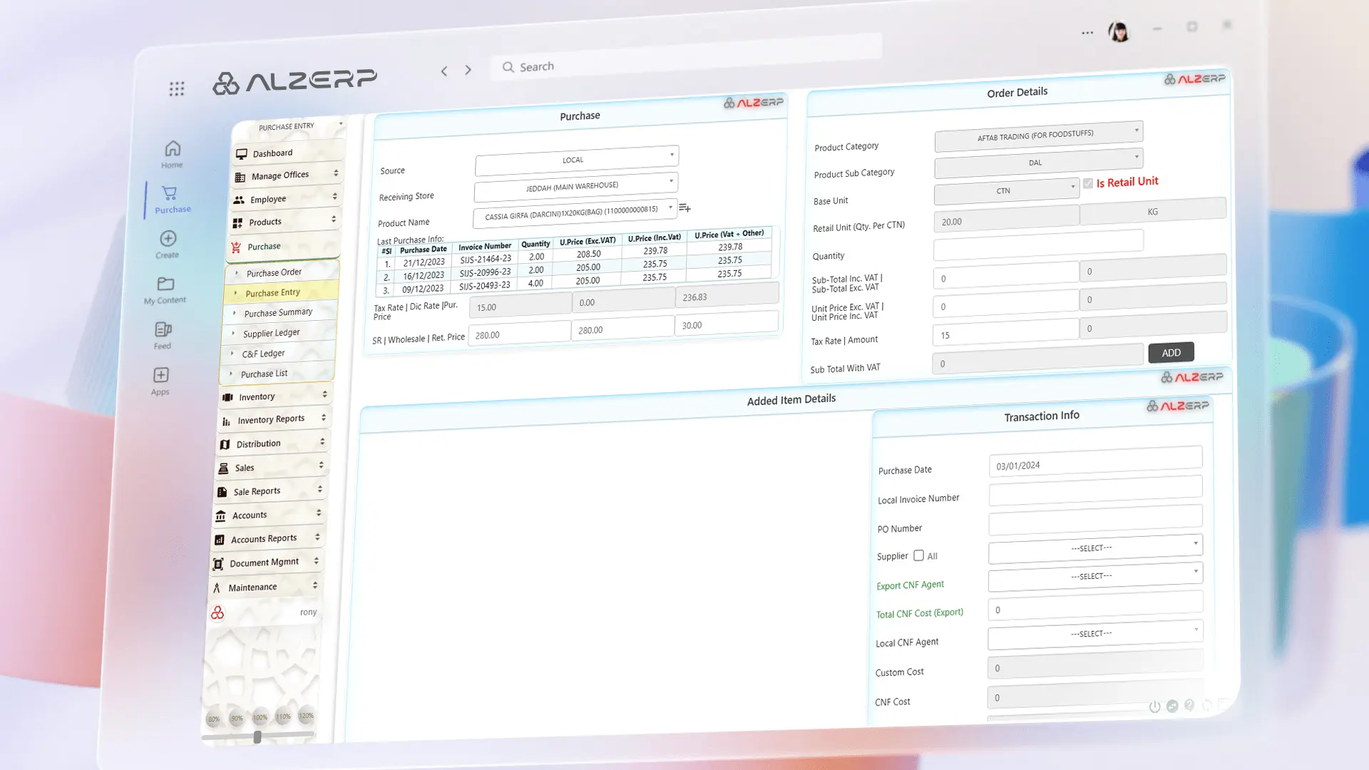 ALZERP for efficient business ALZ Cloud ERP Software-AI-for-business